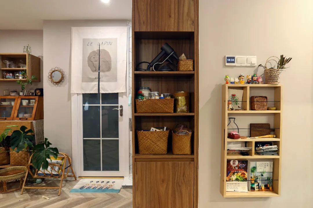 兩人一汪自由度假宅，75㎡有收納無底洞，小戶型的卷王！