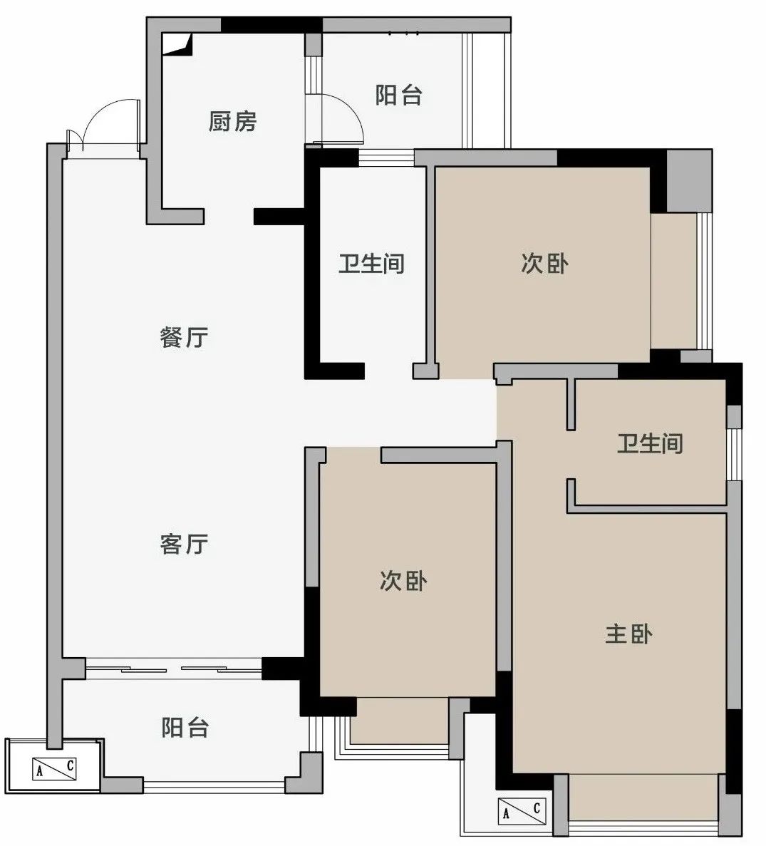 只要戶型改得好，大平層裝進老破小