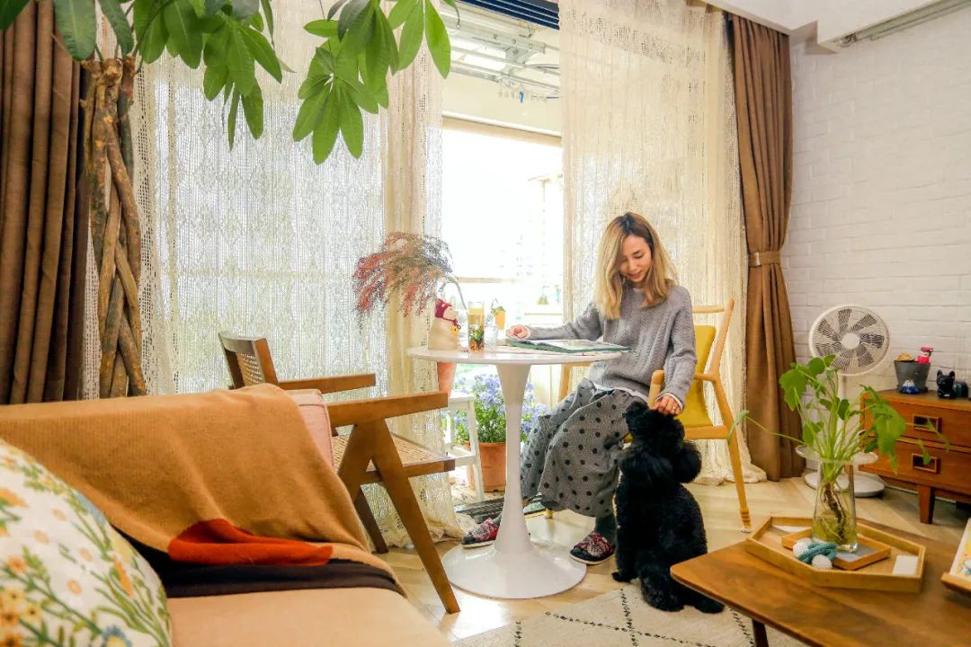 兩人一汪自由度假宅，75㎡有收納無底洞，小戶型的卷王！