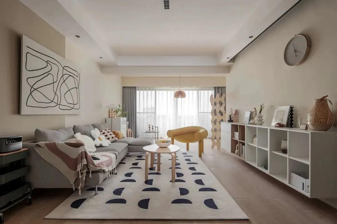 她家這套IKEA風(fēng)120㎡，大橫廳變「親子互動區(qū)」