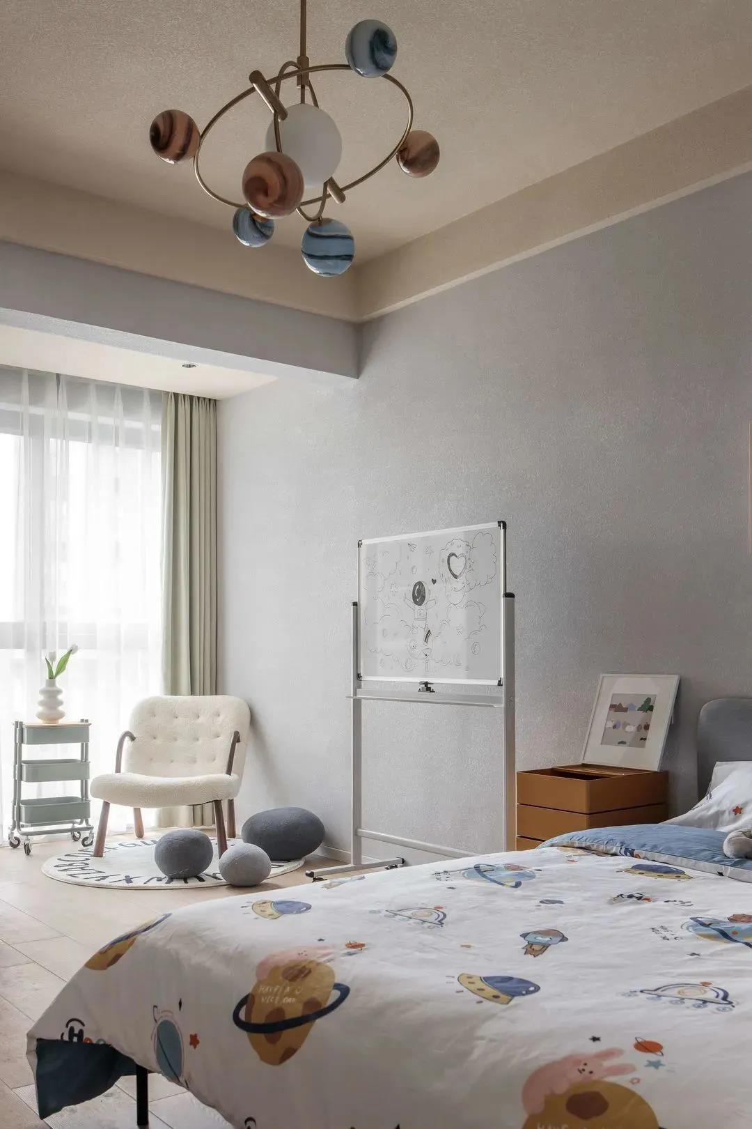 她家這套IKEA風(fēng)120㎡，大橫廳變「親子互動區(qū)」