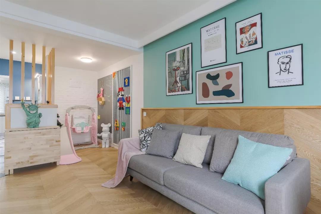 82㎡兩居利用率100%，為毛孩打造游樂場，自己的空間一點不少	