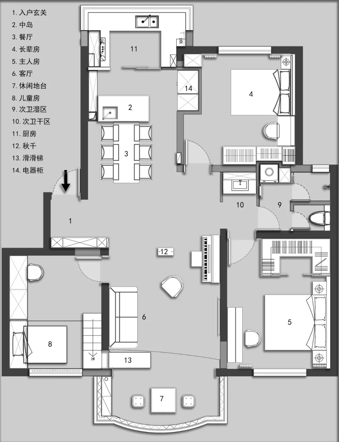 這對(duì)夫妻選擇“窮裝修”，客廳秒變游樂場(chǎng)