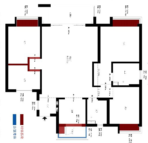 100㎡小四居改造大三居，兩個字“通透”	