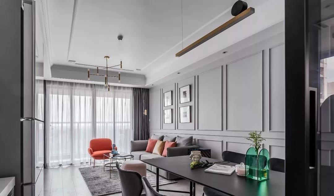 坐標(biāo)上海丨藝術(shù)家花12萬(wàn)打造美式輕奢，巧用空間與視覺(jué)延伸